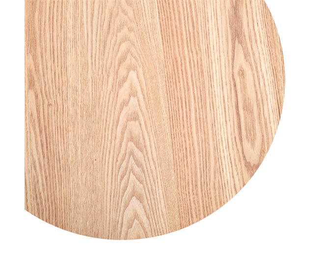 Mini mesa IRIS madera y metal 38x50cm Natural