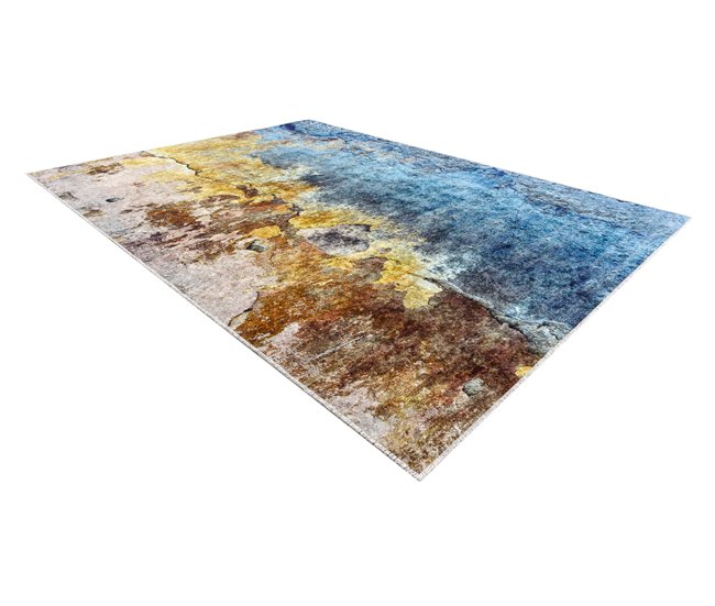 Alfombra lavable MIRO 51709.803 Abstracción 160x220 Azul