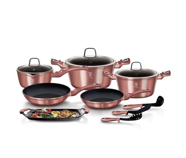 Batería de Cocina Berlinger Haus AT-6044 Rosa