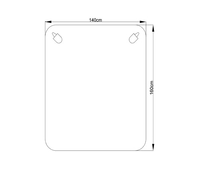 Manta eléctrica Doble Interruptor con 3 posiciones  60W poliéster Blanco