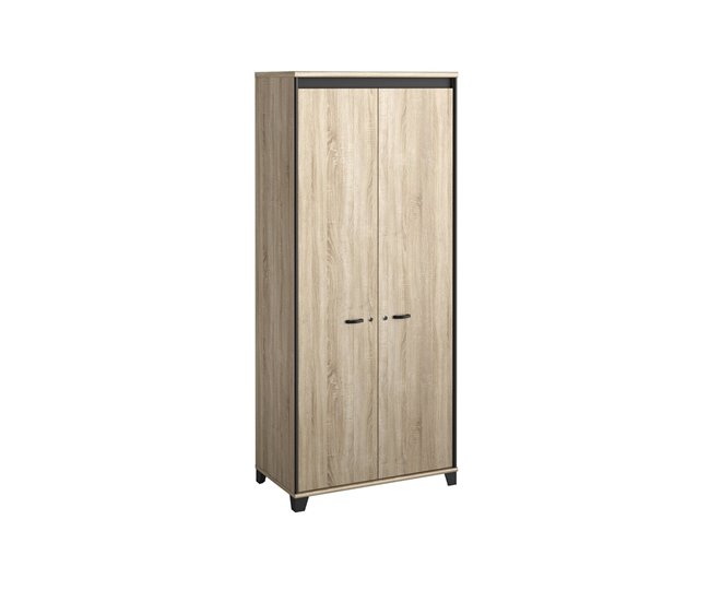 Armario 2 puertas Mambo - Fabricación francesa Roble