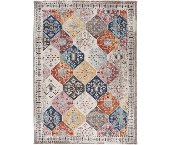Alfombra de estilo étnico MIRVA - ATTICGO 120x170 Multicolor