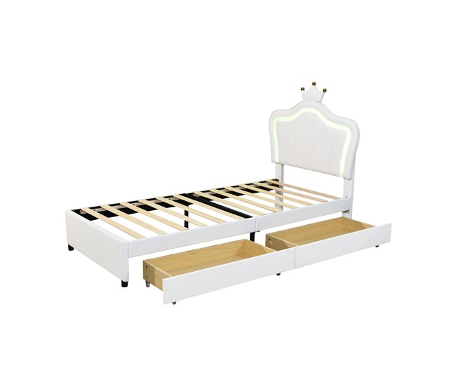 Camas infantiles 100x203 Blanco