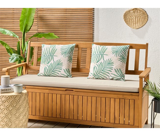 Beliani Cojín de jardín POGGIO 45x45 Beige