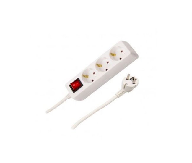 Base 3 tomas METRONIC ref. 495004 blanco Blanco