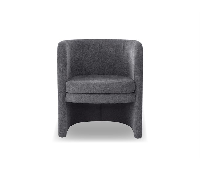 Sillón modelo HEBE decorativo Gris Oscuro