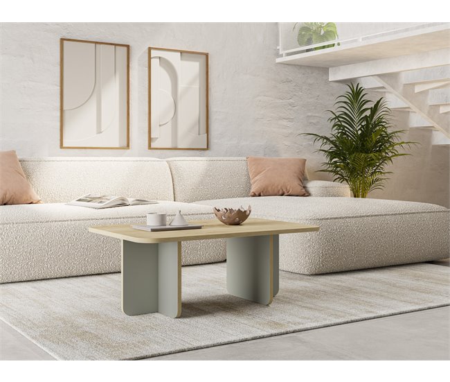 Mesa de centro rectangular HILLARY Verde