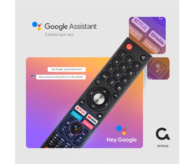 Televisor Smart TV 32 pulgadas - anexa SMART32C01HG Negro/ Gris