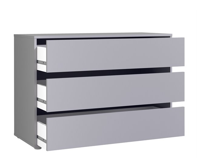 Cajonera 3 cajones para armario NEVADA Gris