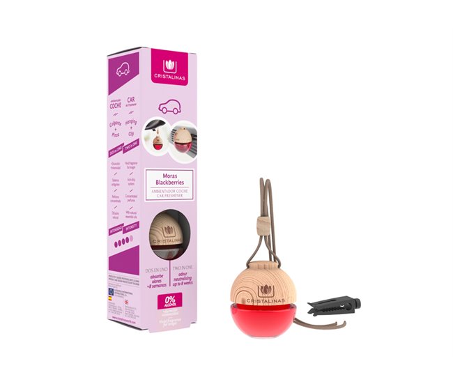 Ambientador coche aroma LIMPIO 6ml Rojo