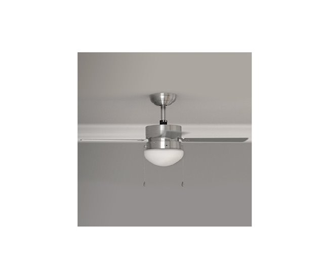 Cecotec Ventilador de techo con luz Ventilador de techo EnergySil Inox
