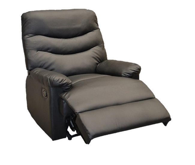 Sillón relax motorizado con masaje ROMA negro Negro