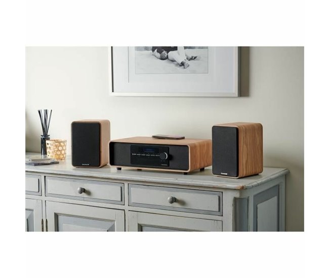 Microcadena de Música WOOD Negro