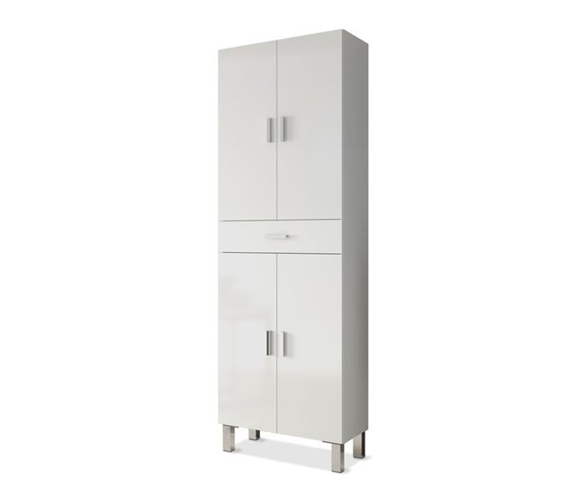 Columna de baño Aruba Blanco brillo Blanco