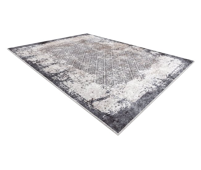 Alfombra lavable MIRO 51864.804 Vintage enjerado 80x150 Gris
