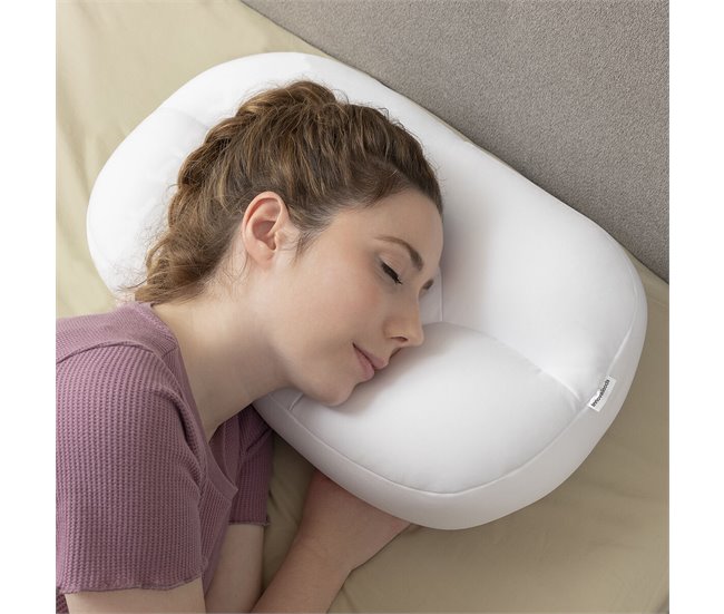 Almohada Nube 3D Antiarrugas Blanco