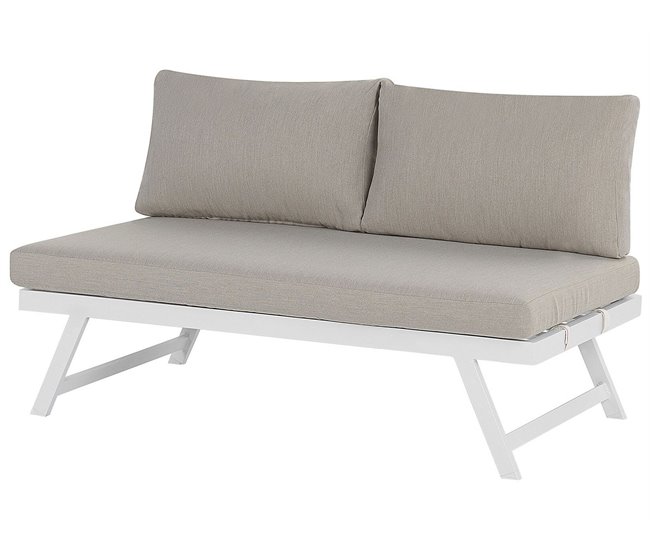 Beliani Conjunto longue COCCORINO Gris Oscuro