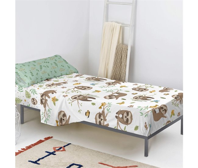 Happy sloth Juego de sábana 