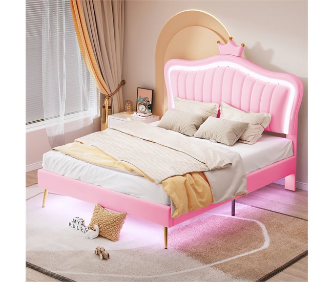 Camas infantiles 152x203 Rosa