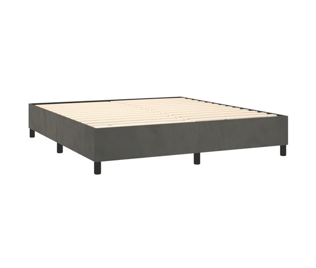 Cama box spring 180x200 Gris