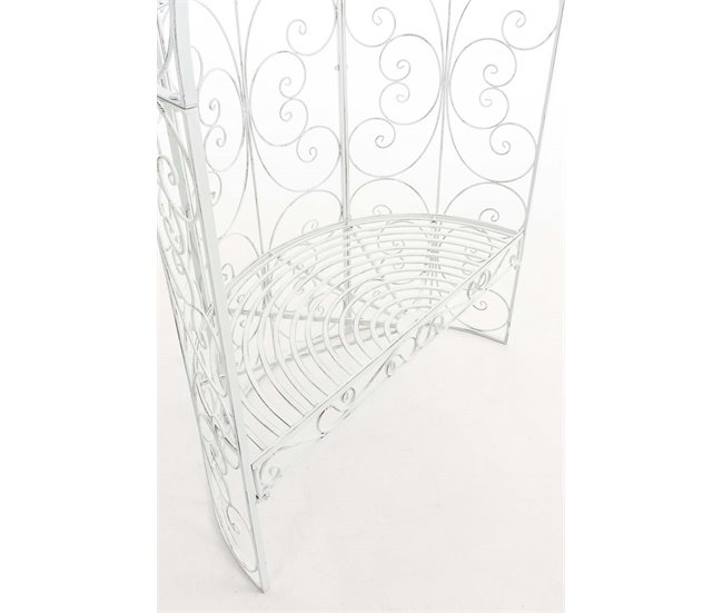 Arco flores - Rosie - Metal Blanco Veta