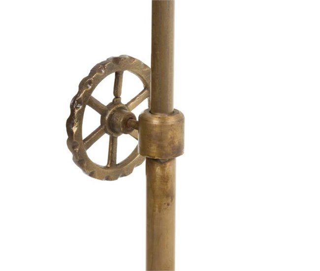 Flexo de pie de metal Dorado