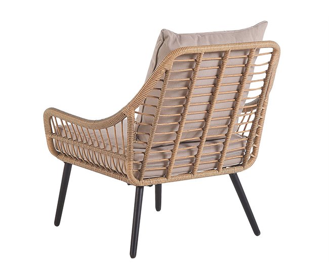 Beliani Conjunto bistro LAURETO Beige