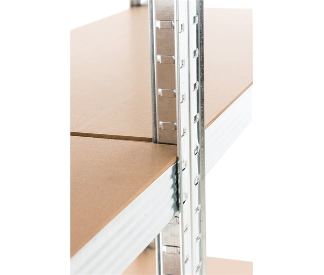 Set De 2 Estanterías Galvanizadas G 90 Plateado