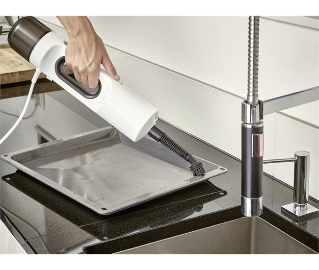 Limpiador a vapor con accesorios multiusos Severin SC 7142 - 1500 W Blanco