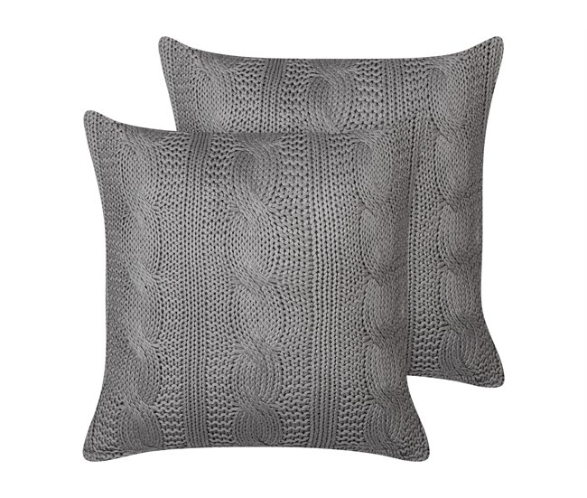 Beliani Cojín decorativo CONSTYLIS 45x45 Beige