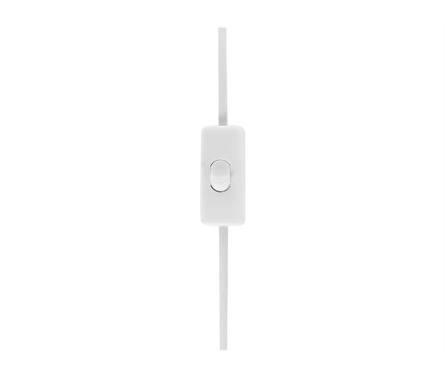 Beliani Lámpara de mesa SHEBELLE Blanco/ Beige