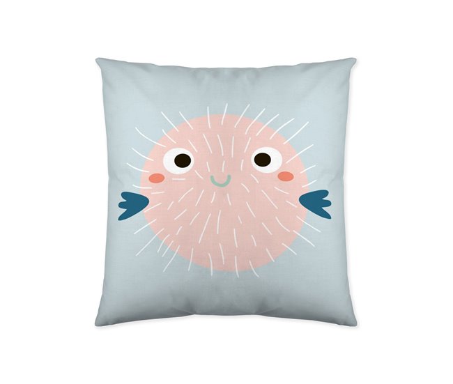 FUNDA DE COJIN VACIO BALLOON FISH Estampado