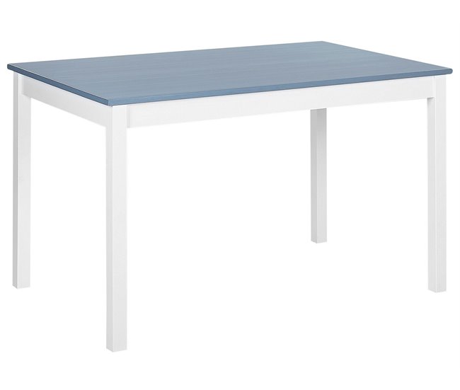 Beliani Conjunto de comedor MOANA Blanco