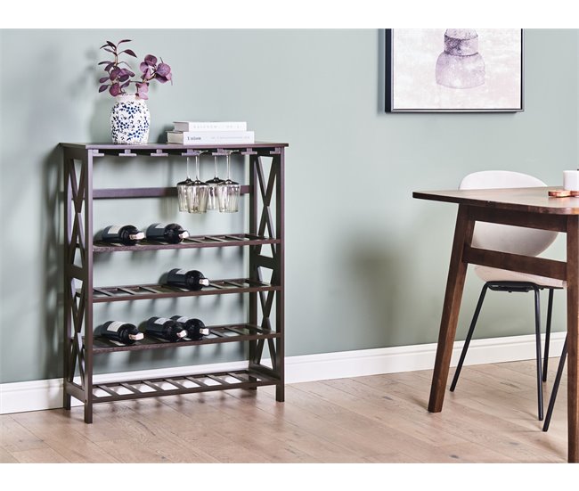 Beliani Botellero ROTHESAY Marron