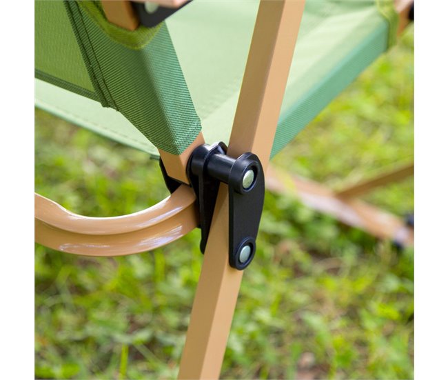 Aktive Silla plegable baja glamping Verde
