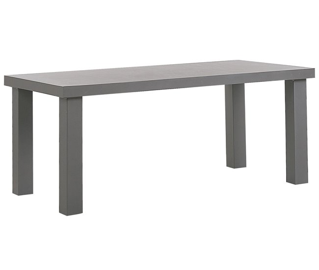 Beliani Conjunto de comedor TARANTO Gris