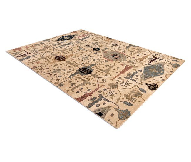 Alfombra de lana POLONIA Persej oriental 170x235 Crema