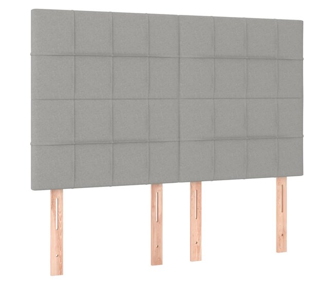 Cama box spring 140x190 Gris