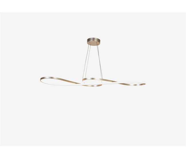 Lámpara de techo INFINITY LED 120cm Plateado