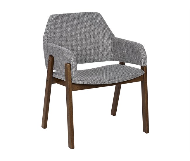 Beliani Silla de comedor ALBION Gris Claro