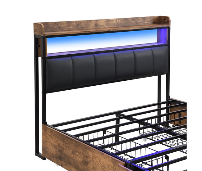 Camas de matrimonio Negro