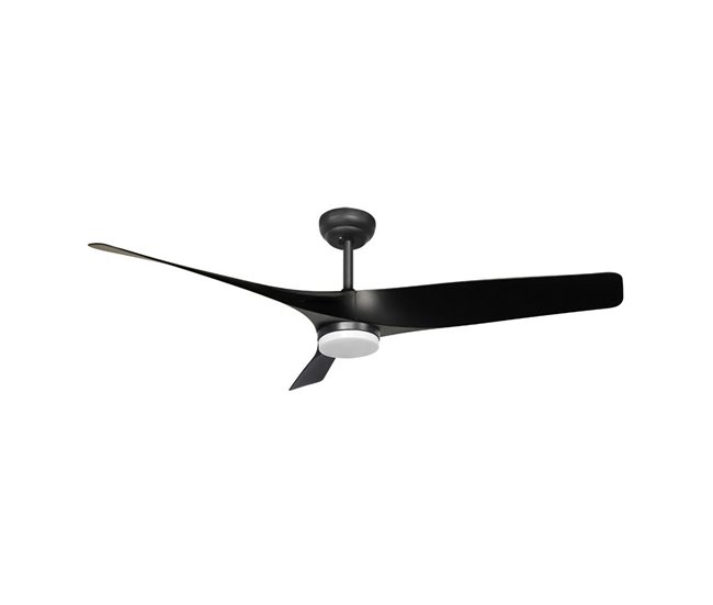 Ventilador De Techo Metal Serie Niger Negro