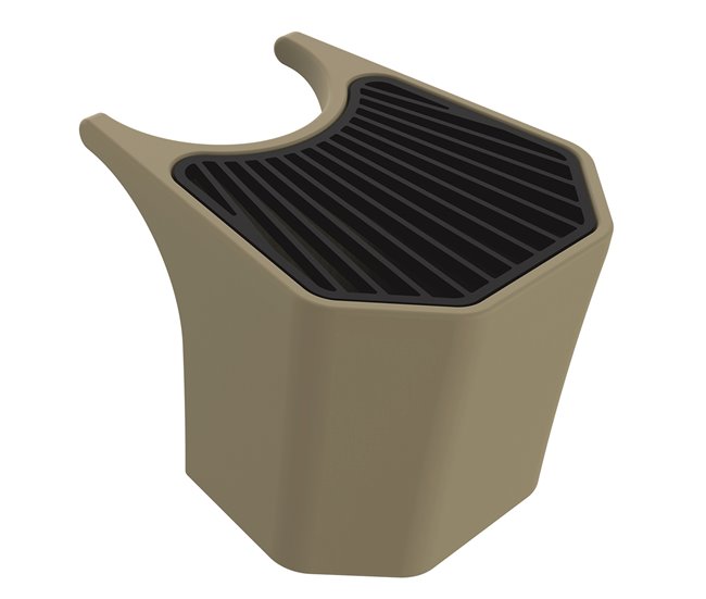 Kit De Fuente Negra Con Cubo KIT-FONTANA-TRITONE-NERO Marron