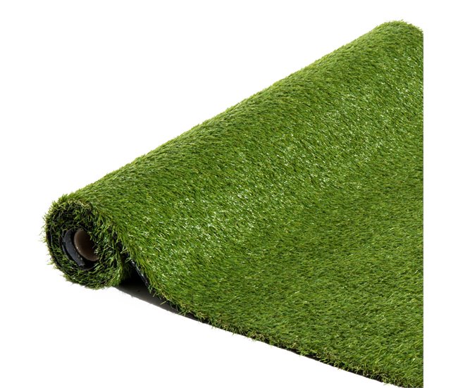 Césped Artificial PP y PE Outsunny Verde
