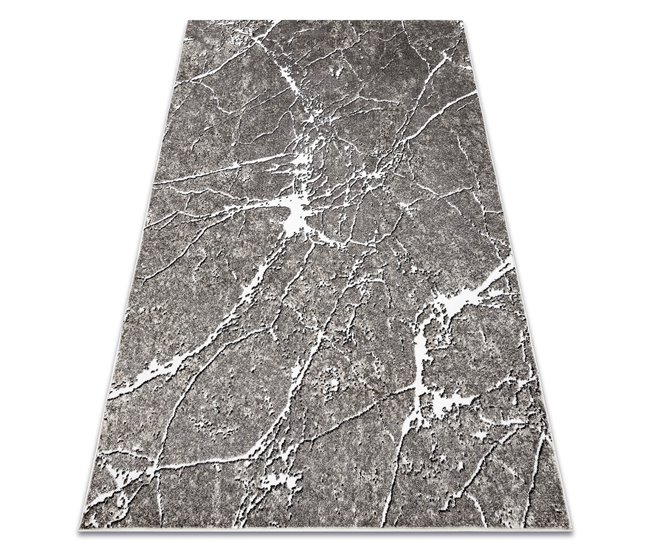 Alfombra MATEO 8036/944 Moderna Mármol estructural 80x150 Gris