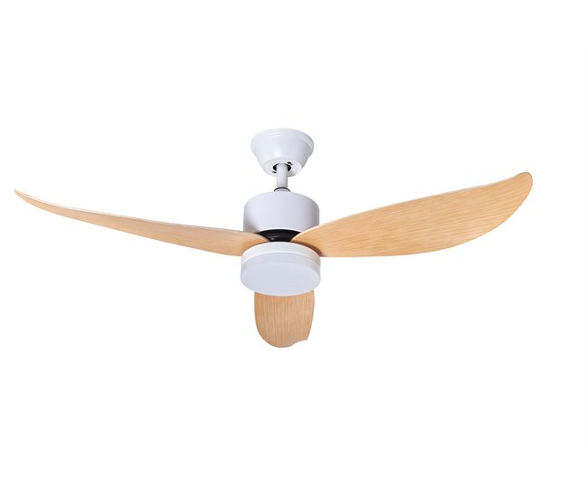 Ventilador techo SERENA led 1 luz 18w 106cm marca CONFORAMA  Madera