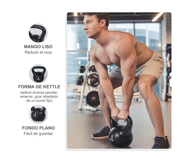 Pesa Rusa Plástico, Arena HOMCOM, deportes y ocio - pesas Negro