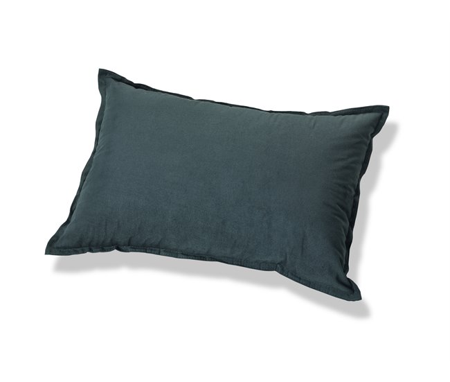 Cojín VELOUR verde terciopelo 40x60 cm Verde