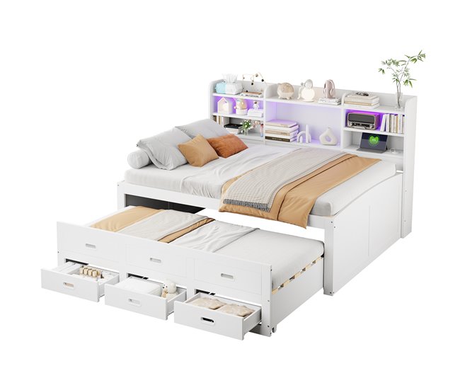 Camas nido 260x210 Blanco