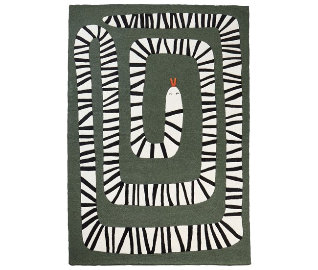 Beliani De pelo corto OKAPI Verde Oscuro